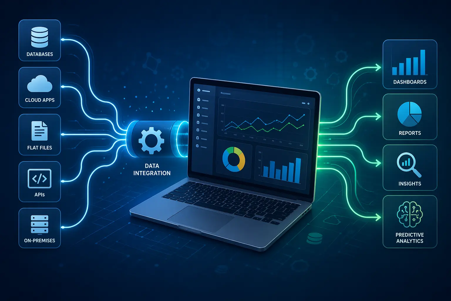 Data integration and analytics flow