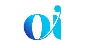 OZA Intel logo featuring a modern lowercase "oi" monogram in a blue gradient, representing AI, innovation, and intelligent data solutions.